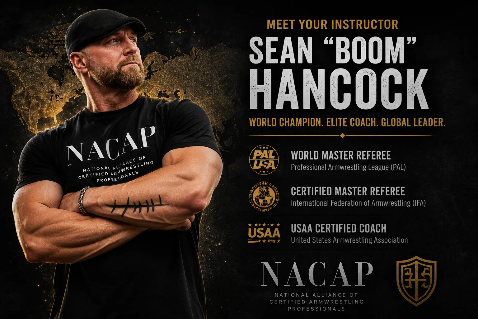 Sean Boom Hancock instructor profile graphic