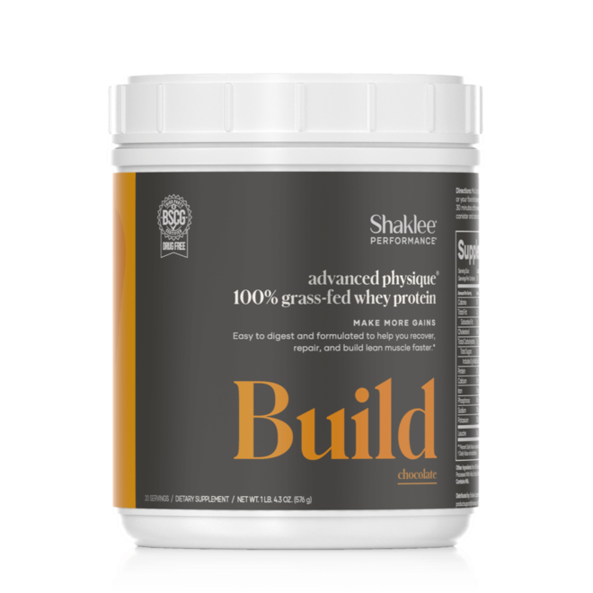 Performance Advanced Physique grass-fed whey protein by Shaklee